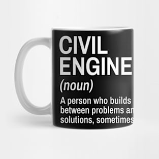 Civil Engineer Funny Definition Engineer Definition / Definition of an Engineer Mug